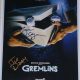 Gremlins signed autograph poster zach galligan joe dante