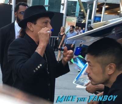 Danny Trejo signing autographs meeting fans Hell or High Water Premiere ben foster signing autographs for fans meeting fans 15