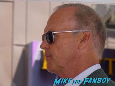 Michael Keaton walk of fame signing autographs star ceremony 1