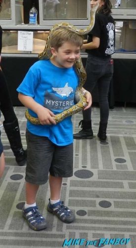 kids with snake ScareLA Cosplay 2016 horror costumes 26