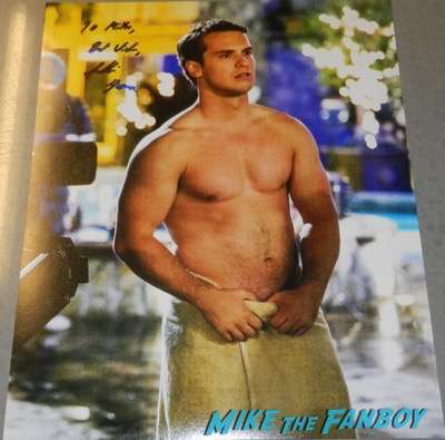 freddie stroma signed autograph shirtless photo unreal 