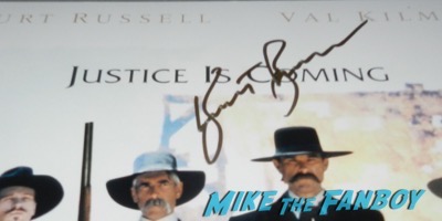 kurt russell signed autograph Tombstone poster psa 