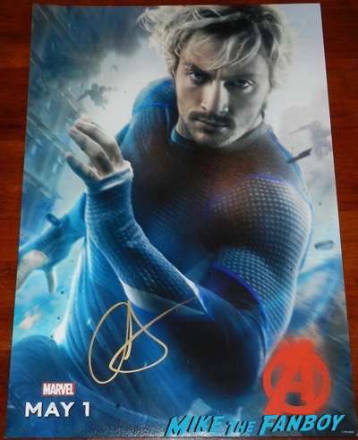 aaron-taylor-johnson-signed-autograph-poster-avengers-psa-rare-3