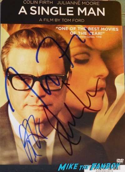 Tom Ford signed Autograph a single man poster PSA