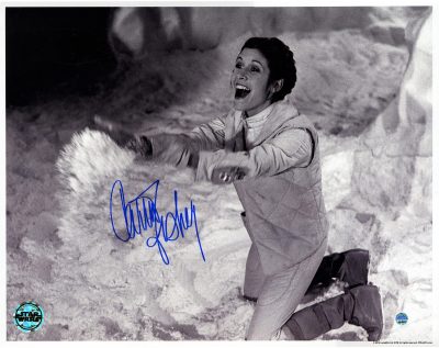 Carrie Fisher signed autograph photo psa