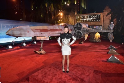 HOLLYWOOD, CA - DECEMBER 10:  Actress Storm Reid attends The World Premiere of Lucasfilm's highly anticipated, first-ever, standalone Star Wars adventure, "Rogue One: A Star Wars Story" at the Pantages Theatre on December 10, 2016 in Hollywood, California.  (Photo by Marc Flores/Getty Images for Disney) *** Local Caption *** Storm Reid