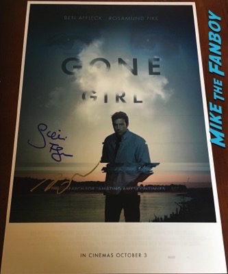 ben-affleck-signed-autograph-Gone Girl poster-psa-photo-rare-3
