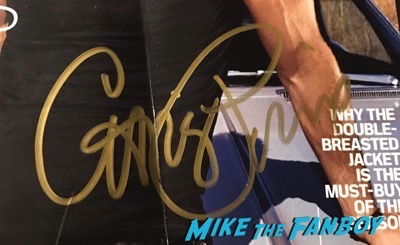 Chris Pine Signed Autograph detail maagazine hot sexy PSA 2