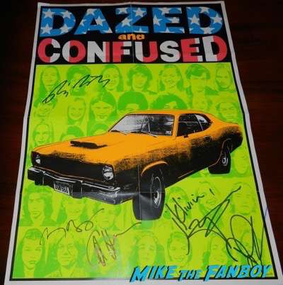 Dazed and Confused signed autograph poster psa