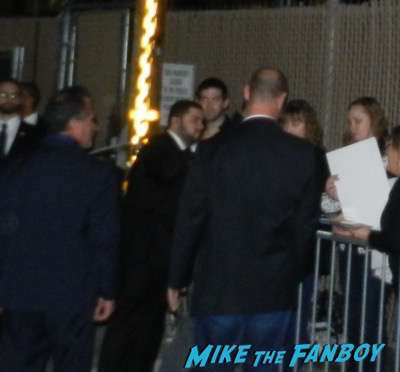 Jamie Dornan signing autographs Jimmy Kimmel Live meeting fans 1