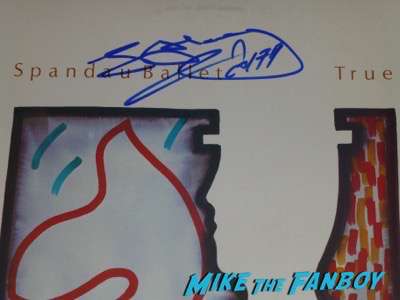 Tony Hadley Spandau Ballet signed autograph album 