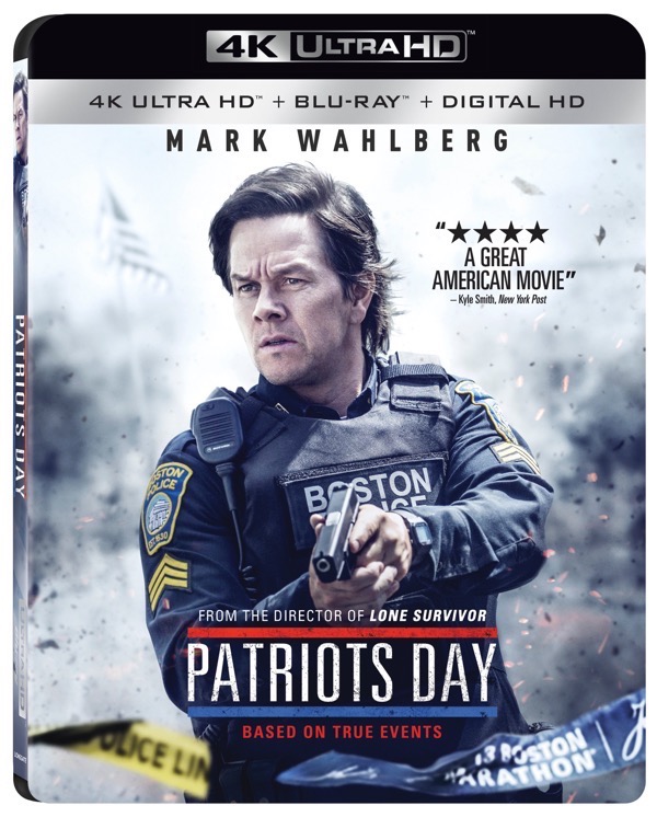 PATRIOTS DAY arrives on Digital HD March 14 and 4k Ultra HD Combo Pack, Blu-ray Combo Pack, DVD, and On Demand March 28
