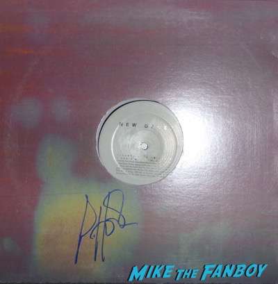 Peter Hook New Order signed autograph lp 