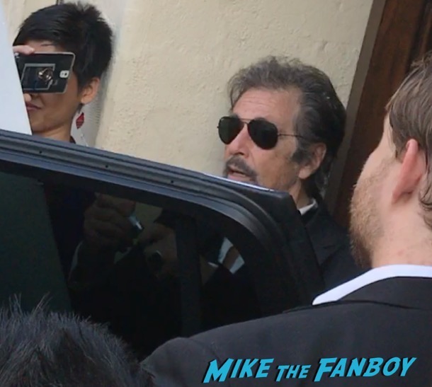 Al Pacino signing autographs god looked away pasadena playhouse 1