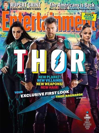 Thor: Ragnarok entertainment weekly first look 1