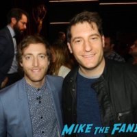 Thomas Middleditch meeting fans signing autographs Silicon Valley FYC q and a meeting fans
