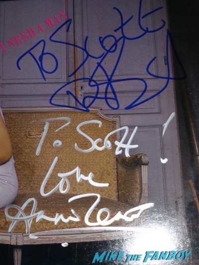 Dave Stewart annie lennox signed autograph lp I need a man psa