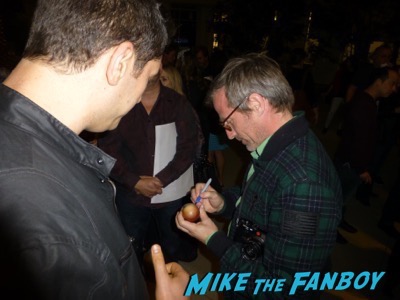 Spike Jonze meeting fans signing autographs