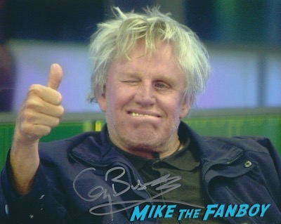gary busey signed autograph