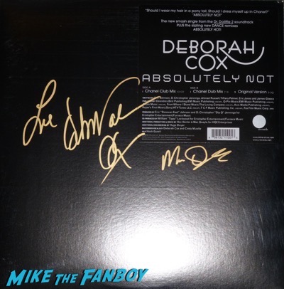 Deborah Cox signed autograph lp album psa rare 