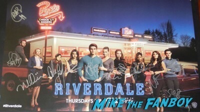 Riverdale cast signed poster kj apa luke perry psa 