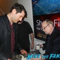 Richard Dreyfuss meeting fans signing autographs