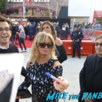 Snatched Movie Premiere Kate Hudson Goldie Hawn signing autographs 13