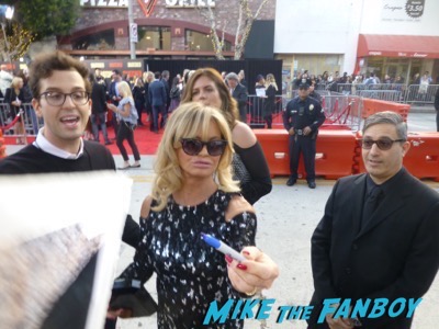 Snatched Movie Premiere Kate Hudson Goldie Hawn signing autographs 13
