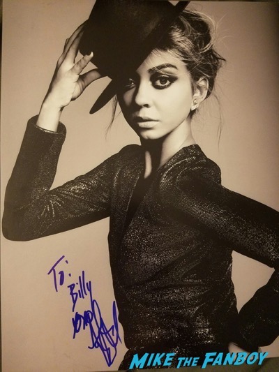 sarah hyland signed autograph photo psa 