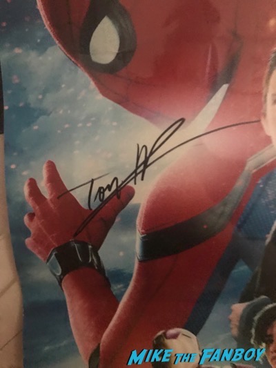 Tom Holland signed autograph psa spider man 
