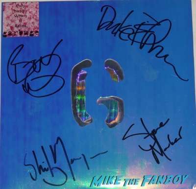 Garbage signed autograph lp record psa beckett