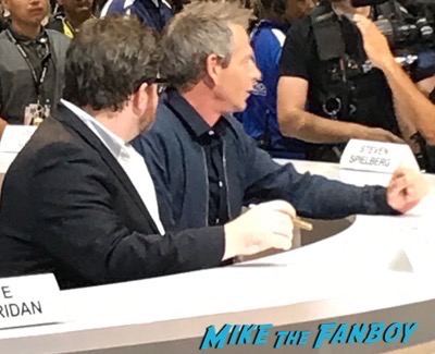 Ready Player One San Diego Comic Con autograph Signing steven Spielberg 1