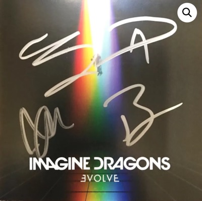 Imagine Dragons signed autograph cd booklet