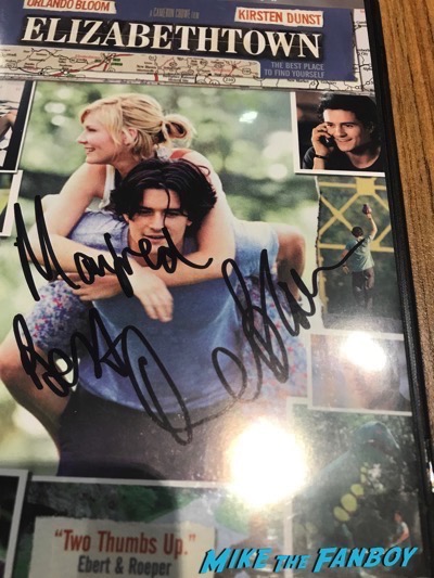 Orlando Bloom signed autograph elizabethtown dvd cover