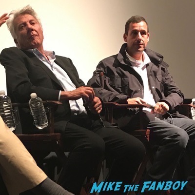 The Meyerowitz Stories Q and A Dustin Hoffman Adam Sandler meeting fans 3