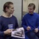 Wayne Gretzky and Max Domi signing autographs 1