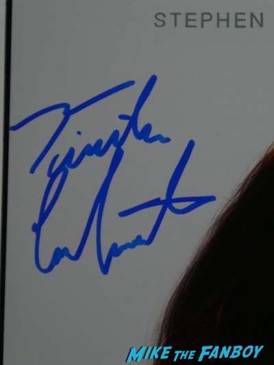 Timothée Chalamet signing autographs Lady Bird psa 