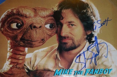 Steven Spielberg signed autograph ET photo poster PSA 