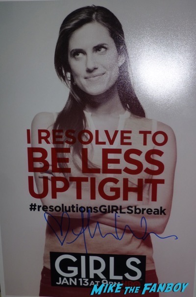 Allison Williams signed autograph Girls Marnie Poster