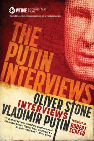 Oliver Stone signed putin inverview book
