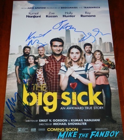 The Big Sick signed autograph poster holly hunter ray romano