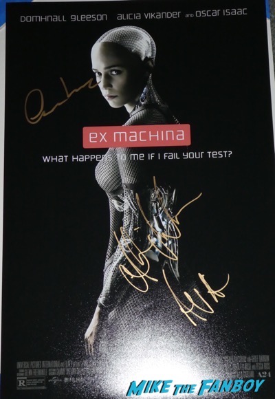 Oscar Isaac signed autograph Ex Machina poster rare psa 