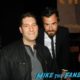 Justin Theroux with fans nice signing autographs rare