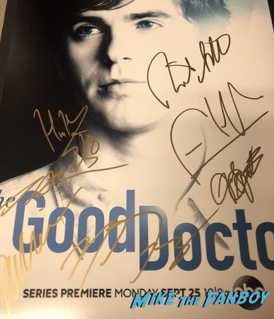 The Good Doctor signed autograph poster freddie highmore psa The Good Doctor signed autograph poster freddie highmore psa 