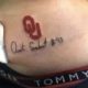 Oklahoma K Austin Seibert autograph on butt0000