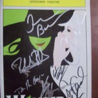 Wicked Signed Autograph Playbill