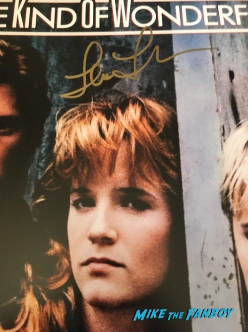 Lea Thompson signed autograph some kind of wonderful poster PSA 