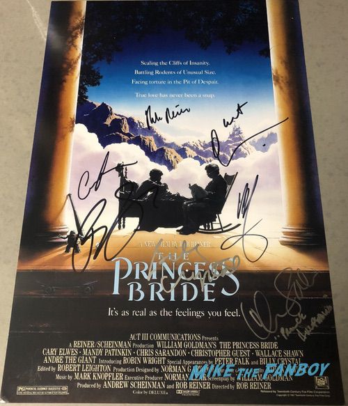 Billy Crystal Signed Autograph Princess Bride Poster 0001