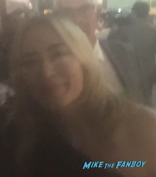 Emily Blunt signing autographs jimmy kimmel live with fans 0000