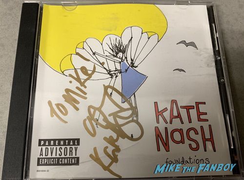 Kate Nash signed autograph Foundations CD Single 